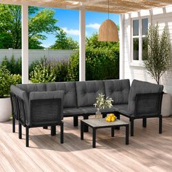 Friendly 7-Piece Lounge Set for Your Outdoor Space