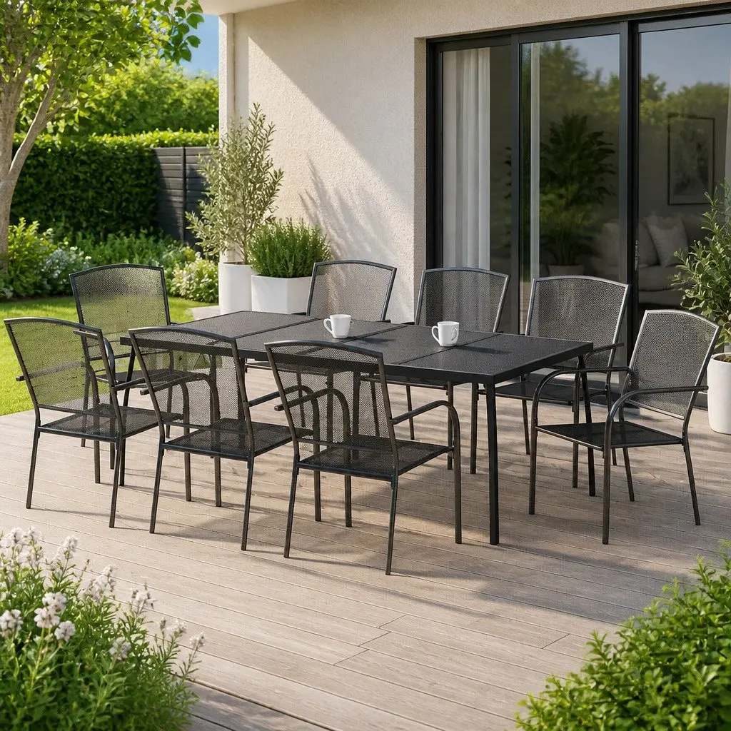 9 Piece Outdoor Dining Set