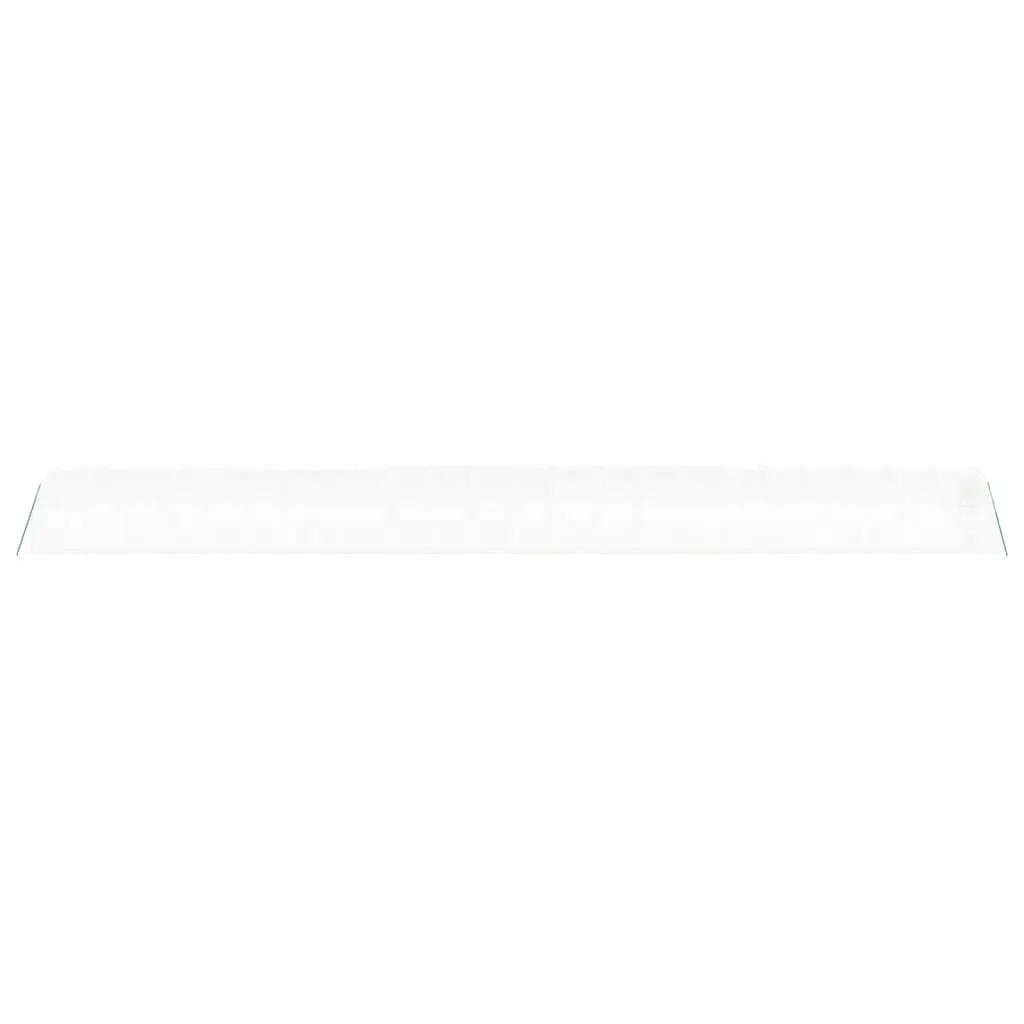 Greenhouse Steel Frame White 22x3x2m 66m² Roll-up Door Mesh Windows