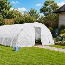Your Perfect 30 m² Outdoor Greenhouse with Steel Frame
