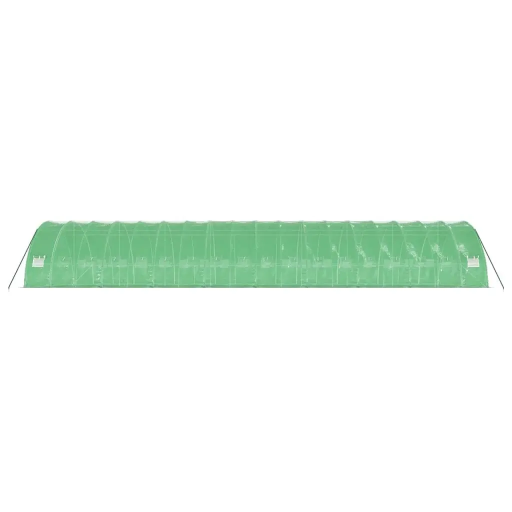 Greenhouse Steel Frame Green 18x6x2.85m 108m² UV Cover