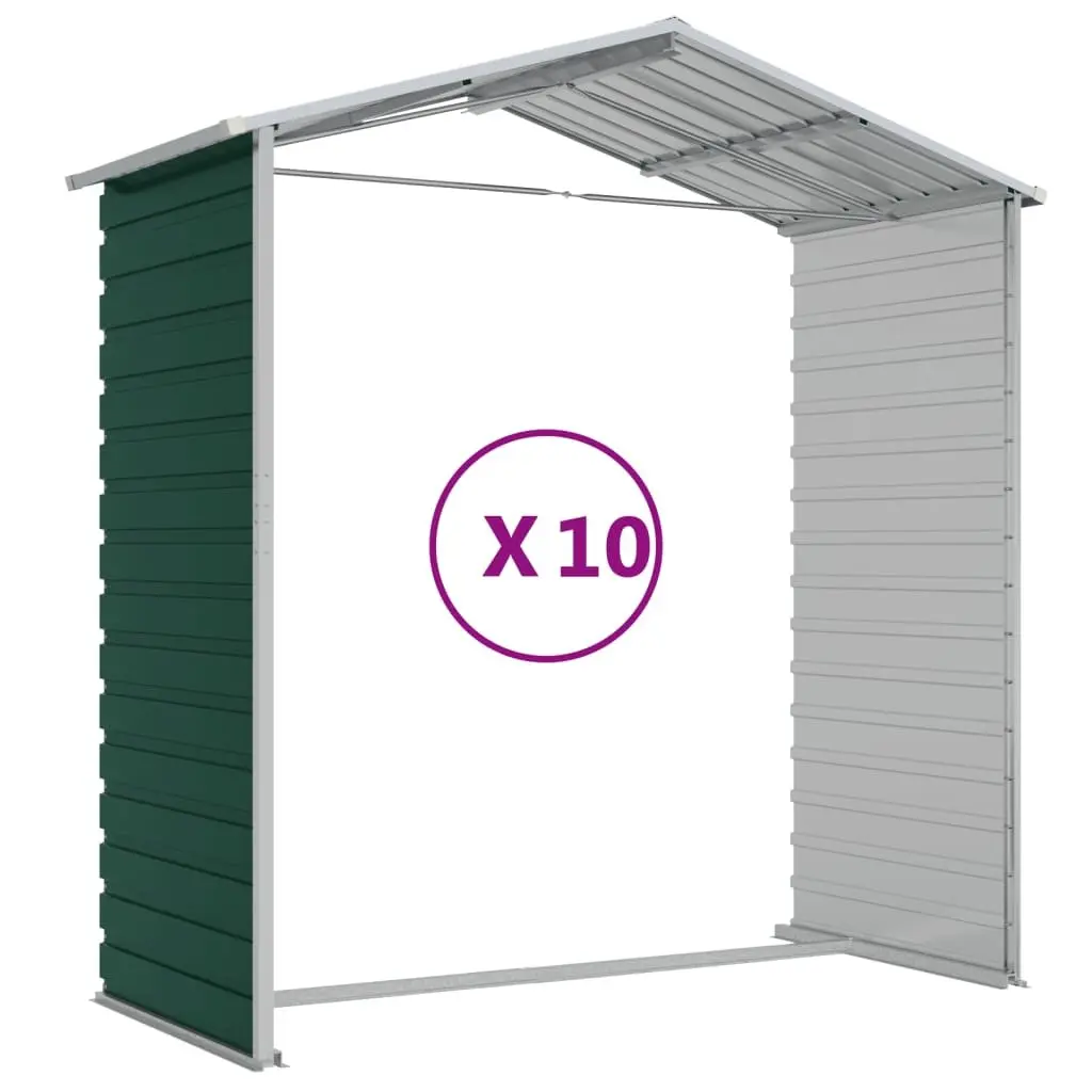 Garden Shed Metal Outdoor Storage Box Tools Equipment Galvanised Steel