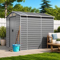 Your Perfect Storage Solution: Light Grey Garden Shed 191x980x198cm
