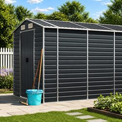 Your Perfect Garden Shed in Anthracite Color
