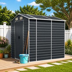 Your Friendly Outdoor Storage Solution: Anthracite Garden Shed
