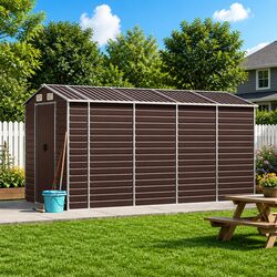 Your Ideal Garden Shed: 191x385x198 cm Galvanised Steel
