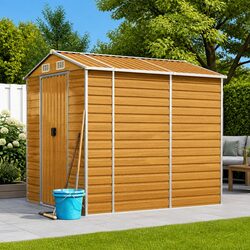 Your Ideal Outdoor Storage Solution: Brown Steel Shed