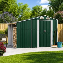 Your Ideal Garden Shed 277x192.5x179cm Galvanised Steel