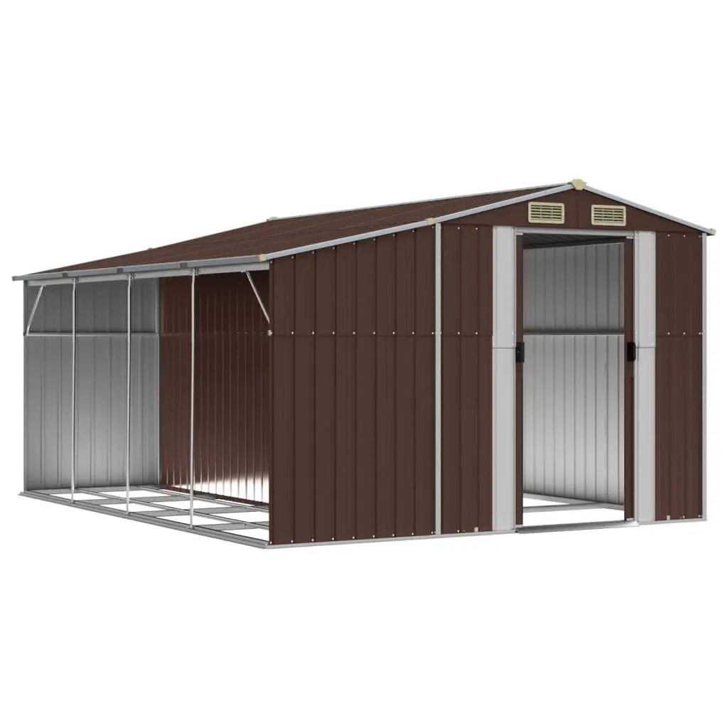 Garden Shed for Firewood and Tools 277x365.5x179 cm