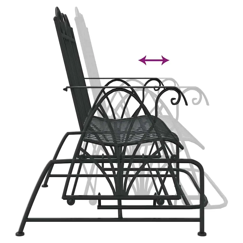 2-Seater Glider Bench for Outdoors