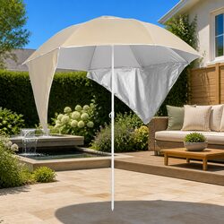 Enjoy Outdoor Days with Our 215cm Beach Parasol in Yellow