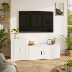 Your Perfect 2 Piece Wall-Mounted TV Cabinet Set