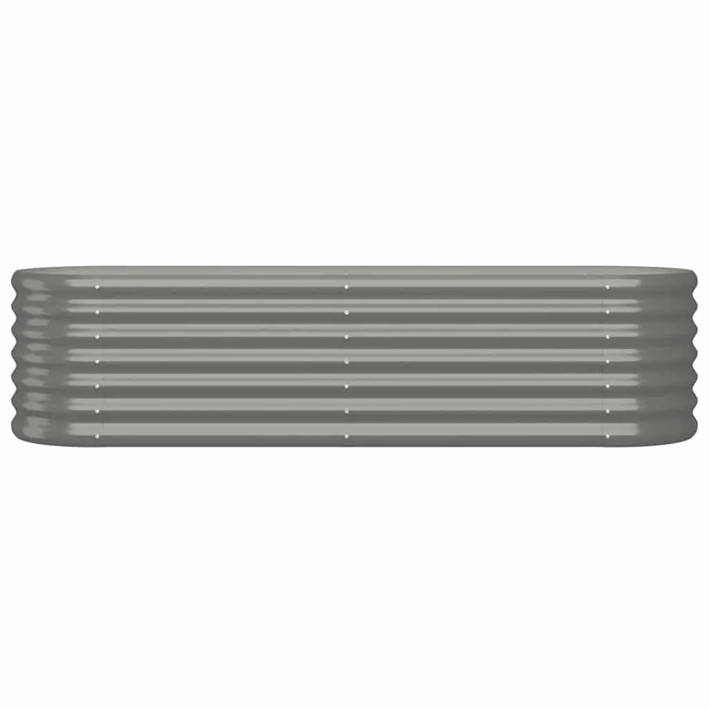 Garden Raised Bed Planter Box Galvanised Steel 152 x 40 x 36 cm