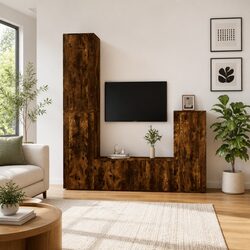Your Ideal 4-Piece Wall-Mounted TV Cabinet Set