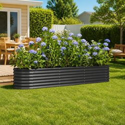 Stylish Raised Garden Bed for Vibrant Outdoor Gardens