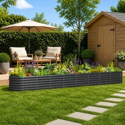 Your Friendly Outdoor Anthracite Raised Garden Bed