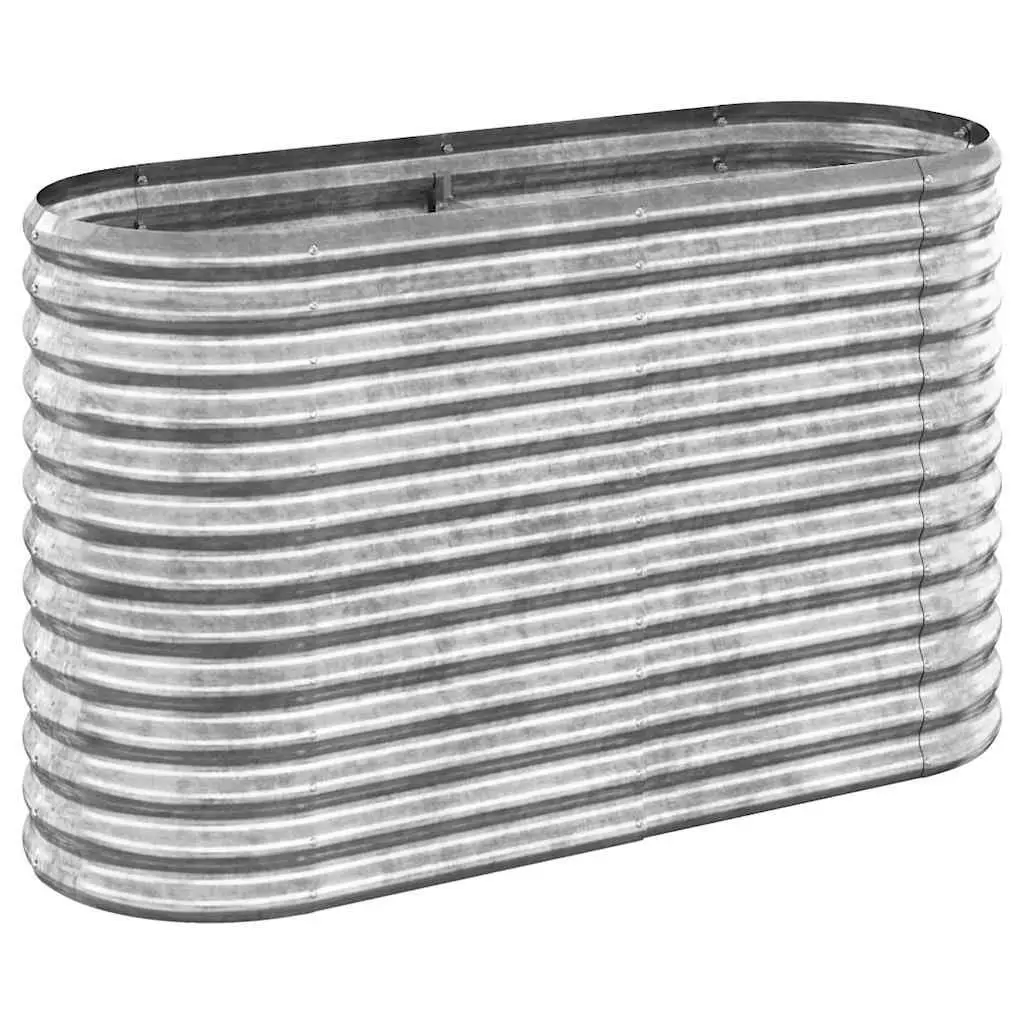 Raised Garden Bed Galvanised Steel Planter Box Sturdy Construction 114 x 40 x 68 cm