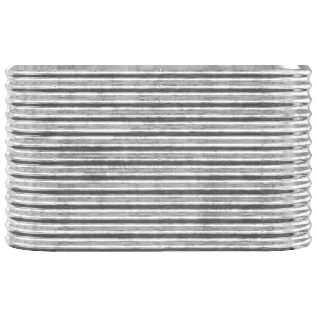 Raised Garden Bed Galvanised Steel Planter Box Sturdy Construction 114 x 40 x 68 cm