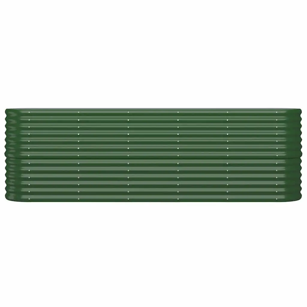 Garden Raised Bed Planter Box Galvanised Steel Deep Wide 224 x 40 x 68 cm