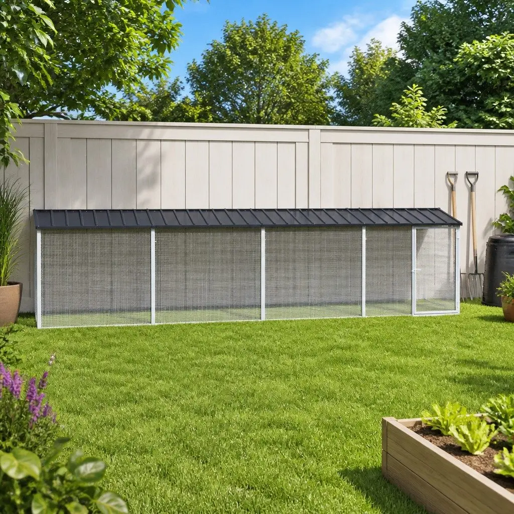 Chicken Cage with Roof