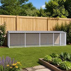 Your Chickens Will Love This Grey Chicken Cage