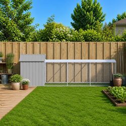 Friendly Chicken Cage with Run - Perfect for Your Backyard