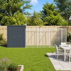 Friendly Outdoor Dog House with Extended Run for Pets