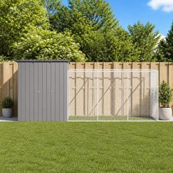 Your Pet Deserves the Best: Light Grey Dog House