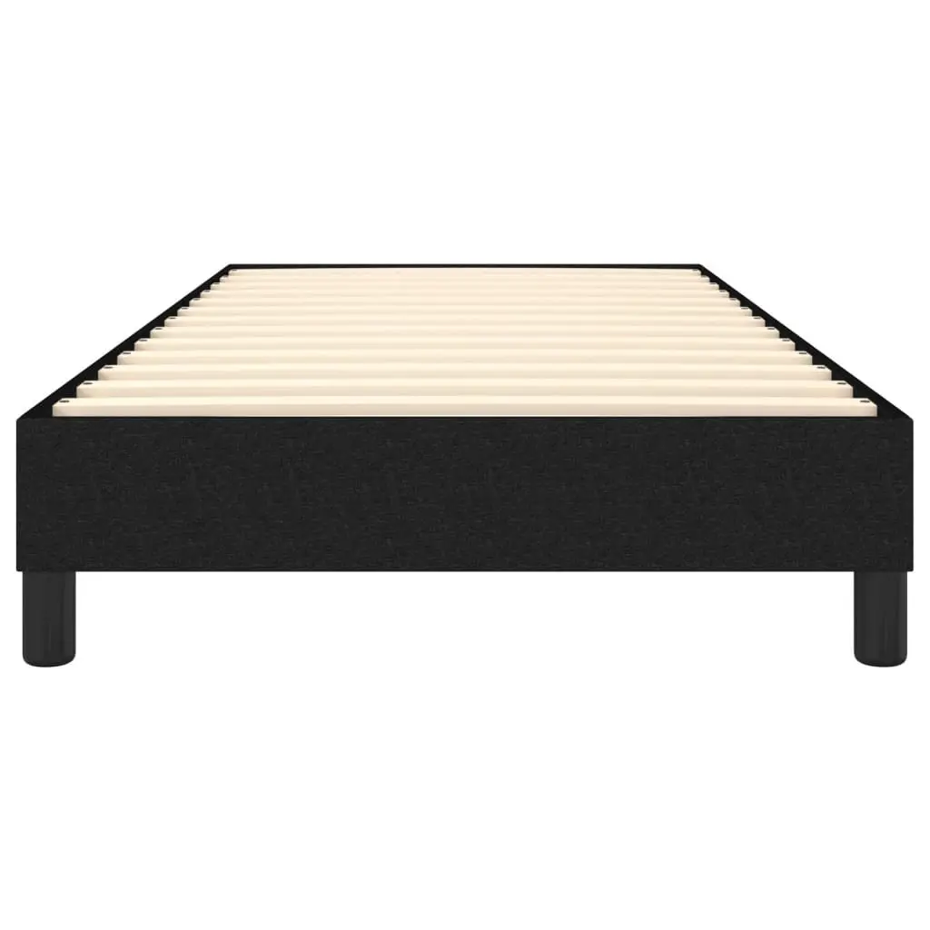 Box Spring Bed Frame Supportive Black Fabric King Single Size