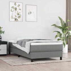 Your Perfect Box Spring Bed with Grey Fabric