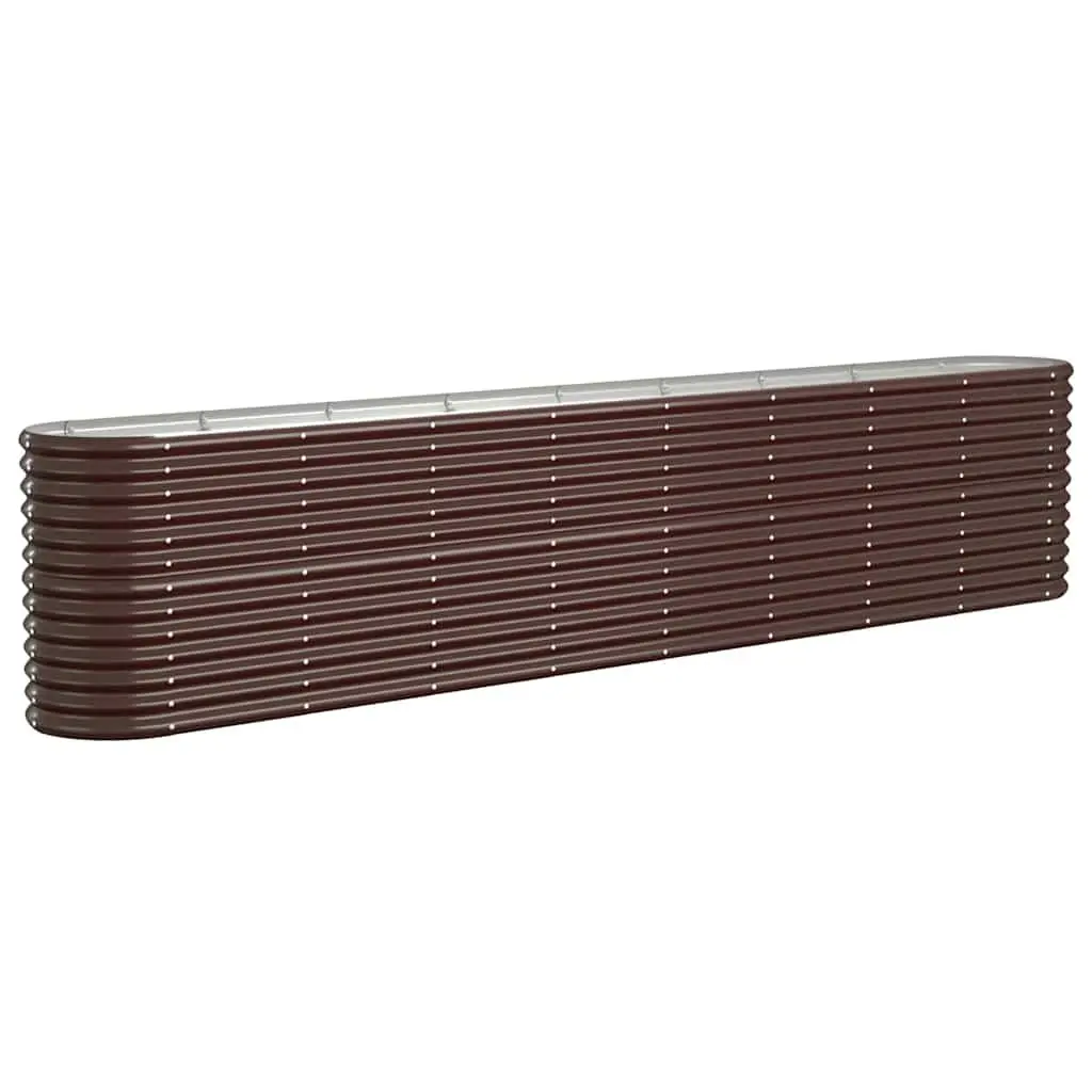 Garden Raised Bed Planter Box Sturdy Steel Frame 332 x 40 x 68 cm