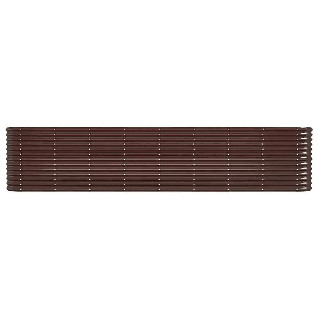 Garden Raised Bed Planter Box Sturdy Steel Frame 332 x 40 x 68 cm