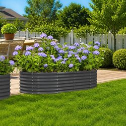 Friendly Galvanised Steel Planter for Your Outdoor Space