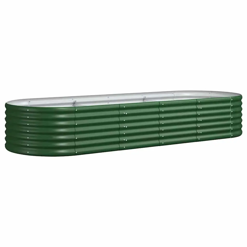 Garden Raised Bed Planter Box Outdoor Vegetable Flower Herb Container Green