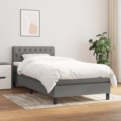 Your Perfect Box Spring Bed with Pocket Spring Mattress 100x200 cm