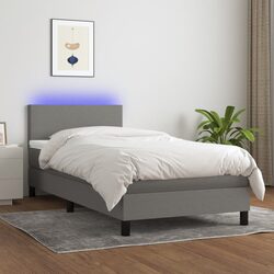 Your New Box Spring Bed with LED Lighting Awaits