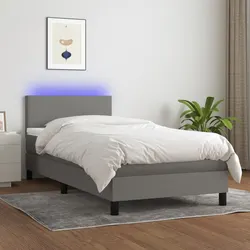 Your New Box Spring Bed with LED Lighting Awaits