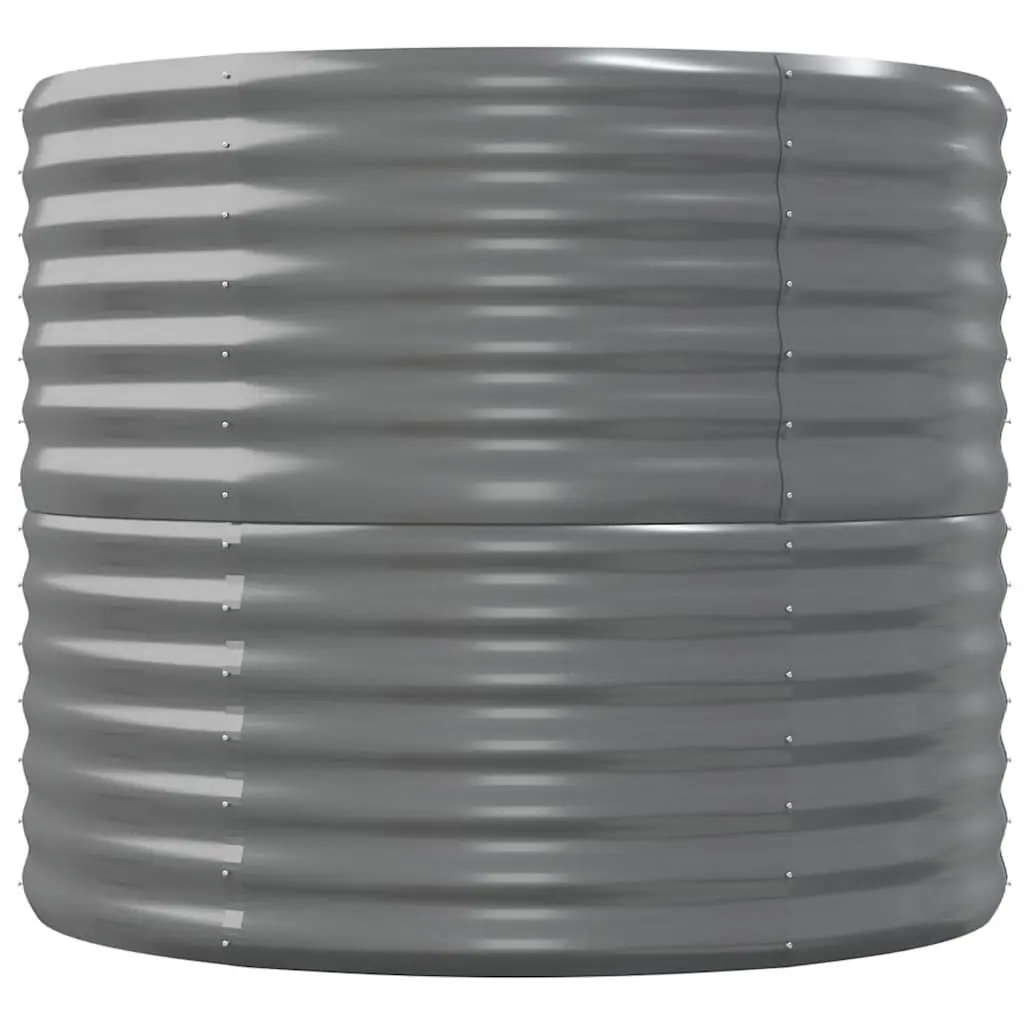 Garden Raised Bed Galvanised Steel Planter Outdoor Flower Vegetable Herb Pot Box