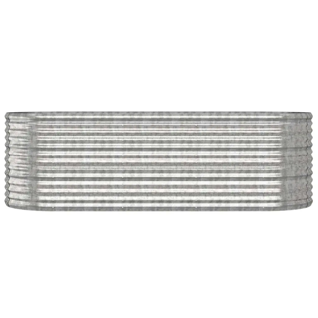 Raised Garden Bed Galvanised Steel Planter Box Outdoor 224 x 80 x 68 cm