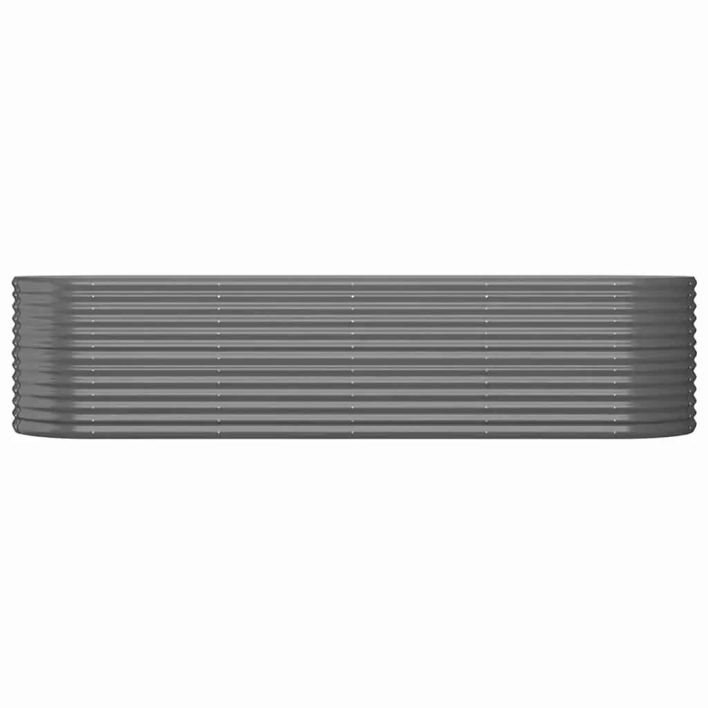 Garden Raised Bed Planter Box Galvanised Steel 296 x 80 x 68 cm