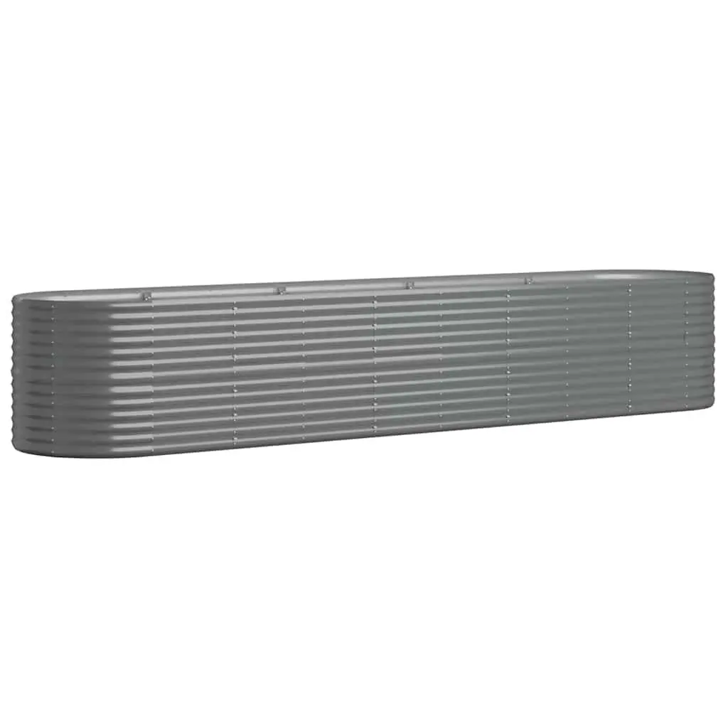 Garden Raised Bed Galvanised Steel Planter Box Outdoor 368L x 80W x 68H cm
