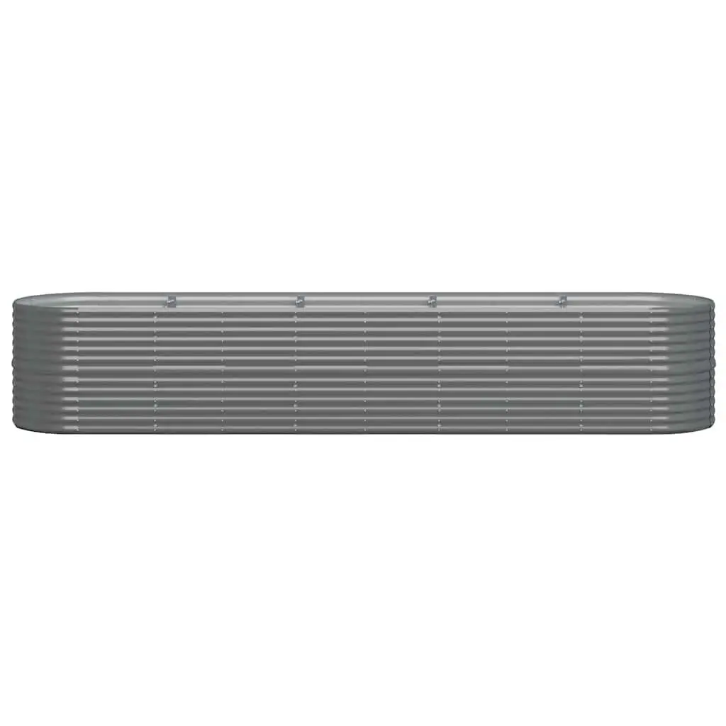 Garden Raised Bed Galvanised Steel Planter Box Outdoor 368L x 80W x 68H cm