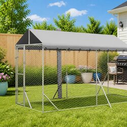 Your Pet Will Love This Spacious Outdoor Kennel