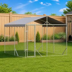 Create a Safe Space with Our Galvanised Steel Dog Kennel