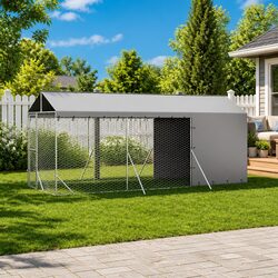 Secure and Spacious Outdoor Dog Kennel 2x6x2.5 m