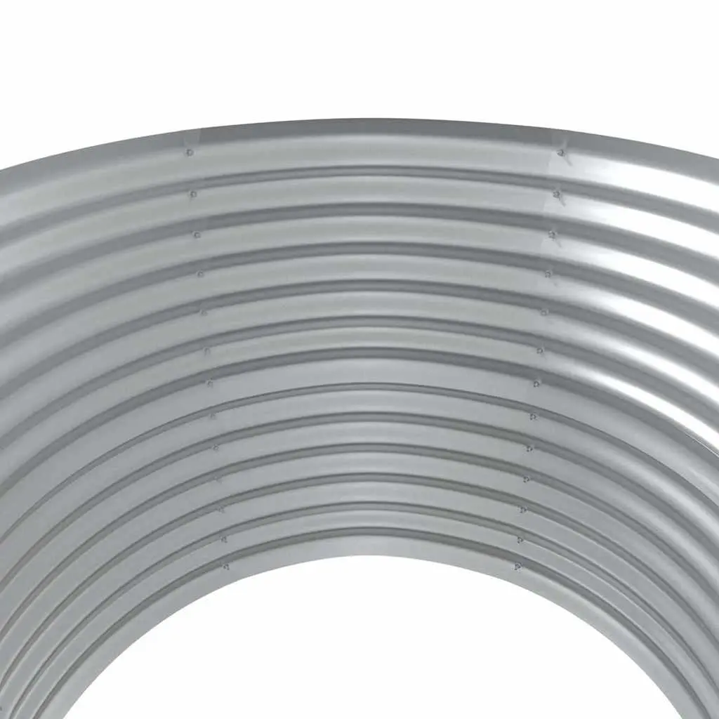 Raised Garden Bed Galvanised Steel Planter Box 100 x 100 x 68 cm