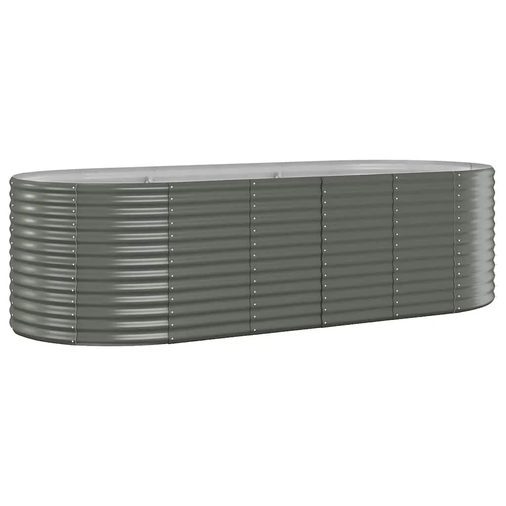 Galvanised Steel Garden Bed for Outdoor Use