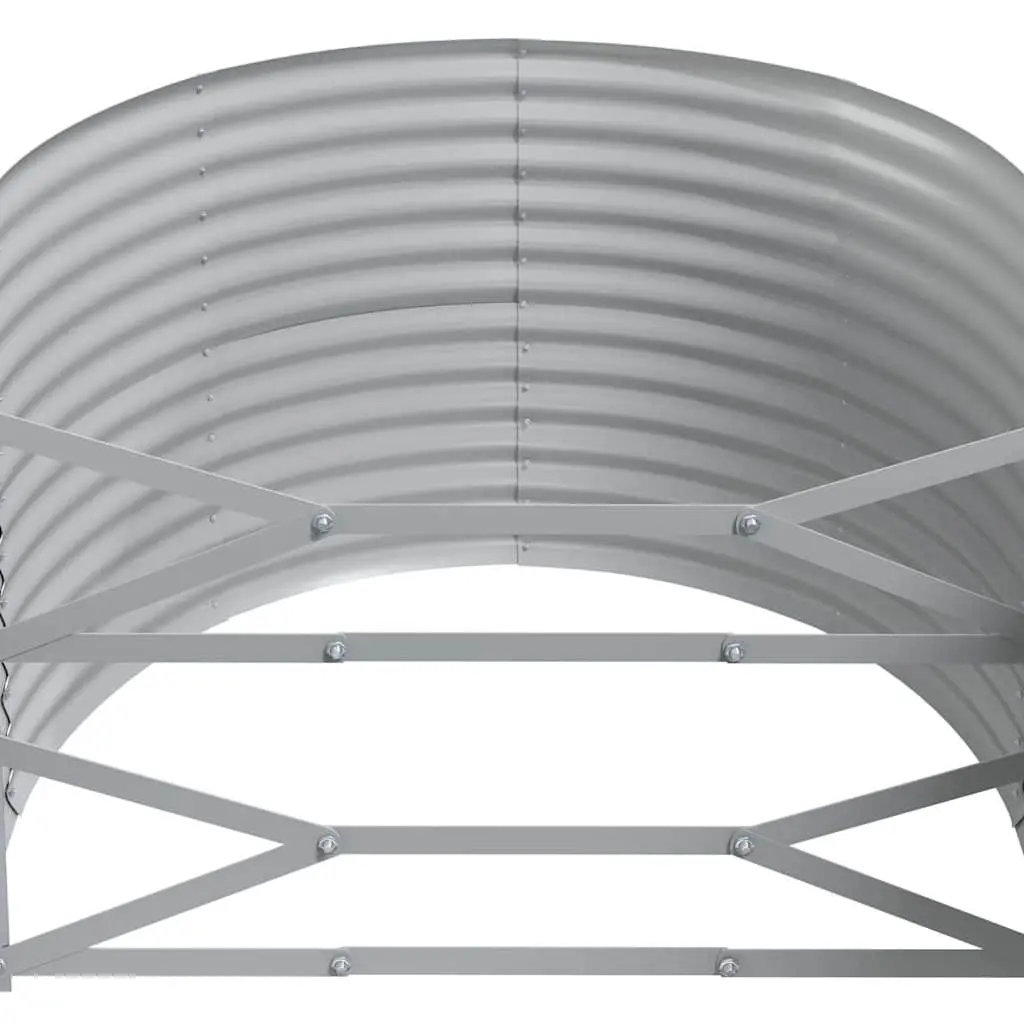 Galvanised Steel Garden Bed for Outdoor Use