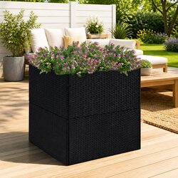 Friendly Black Garden Planter Box for Your Outdoor Oasis