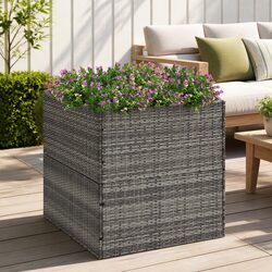 Friendly Grey Garden Planter for Your Plants 80x80x80 cm